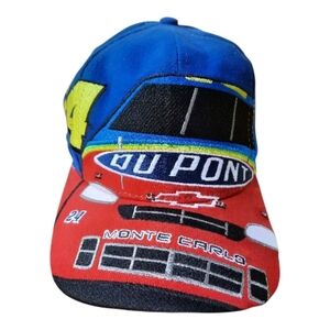 Chase Authentics Jeff Gordon #24 NASCAR Racing Fully Embroidered Snapback Hat OS